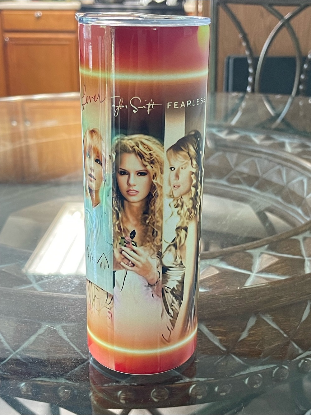 New Taylor Swift Eras Tour Stainless. Steel Tumblr 20 Oz  Skinny Travel Merch